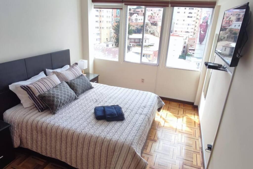 Comodo, Amplio Y Centrico Apartamento En Sopocachi La Paz Exteriör bild